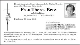 Traueranzeige  
