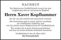 Traueranzeige  