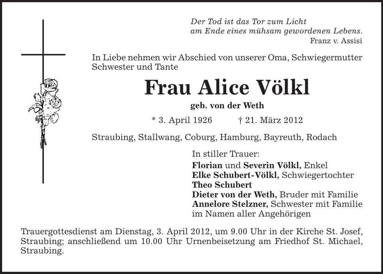Traueranzeige  