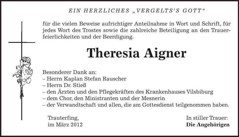 Traueranzeige  