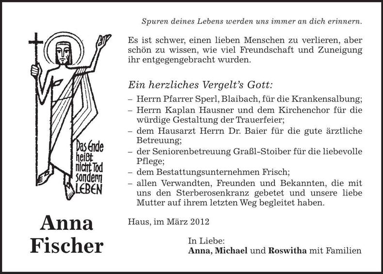 Traueranzeige  
