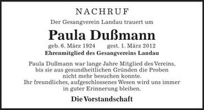 Traueranzeige  