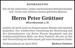 Traueranzeige  