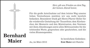 Traueranzeige  