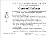 Traueranzeige  