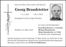 Traueranzeige  