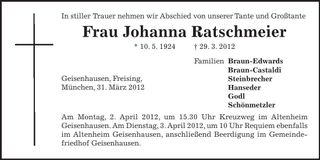 Traueranzeige  