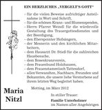 Traueranzeige  