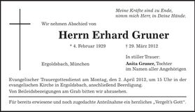 Traueranzeige  