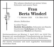 Traueranzeige  
