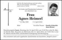 Traueranzeige  