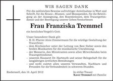 Traueranzeige  