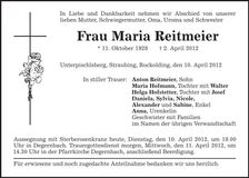 Traueranzeige  
