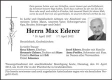 Traueranzeige  