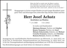 Traueranzeige  