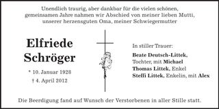 Traueranzeige  