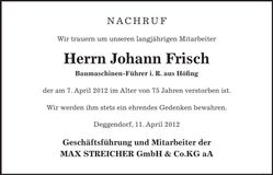 Traueranzeige  