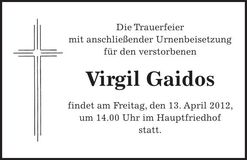Traueranzeige  