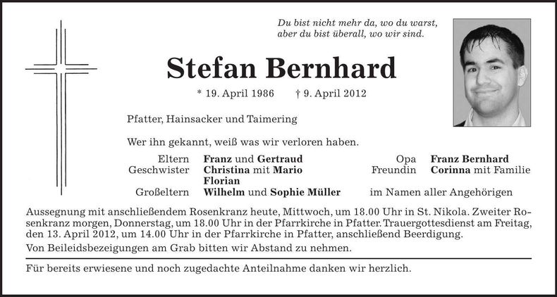 Traueranzeige  