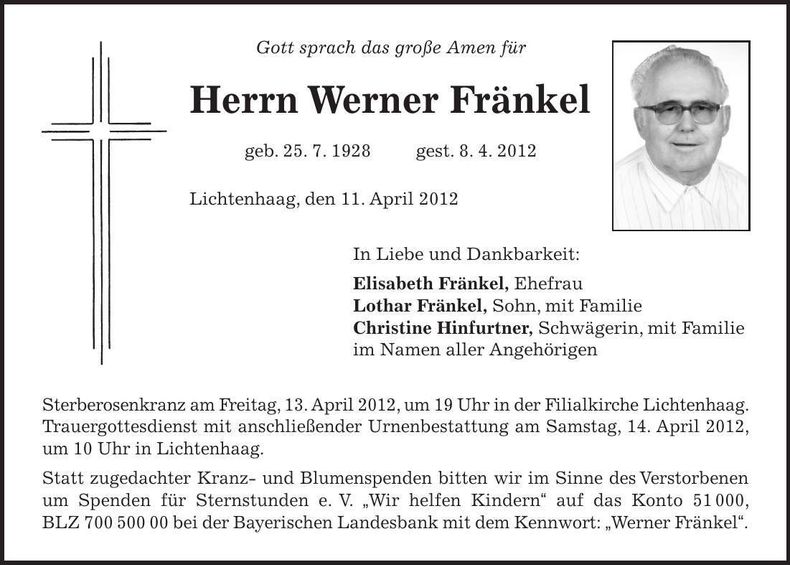 Traueranzeige  