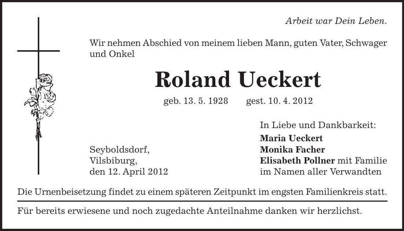 Traueranzeige  