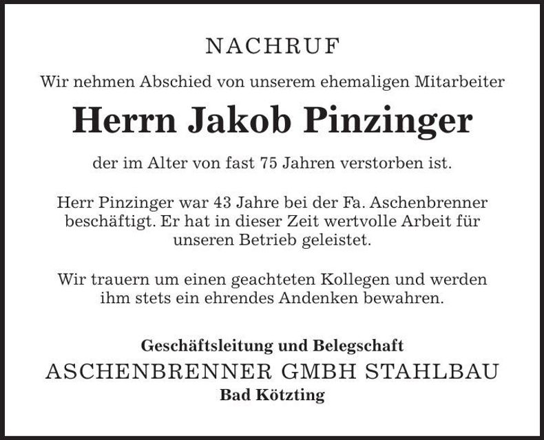 Traueranzeige  