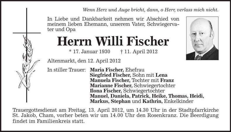 Traueranzeige  