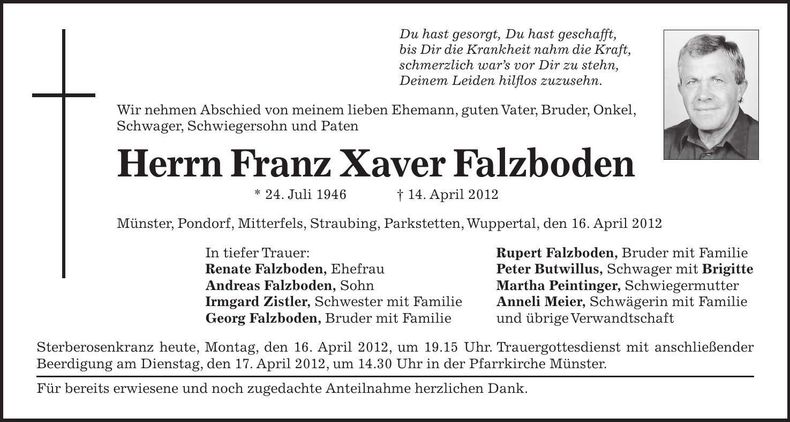 Traueranzeige  