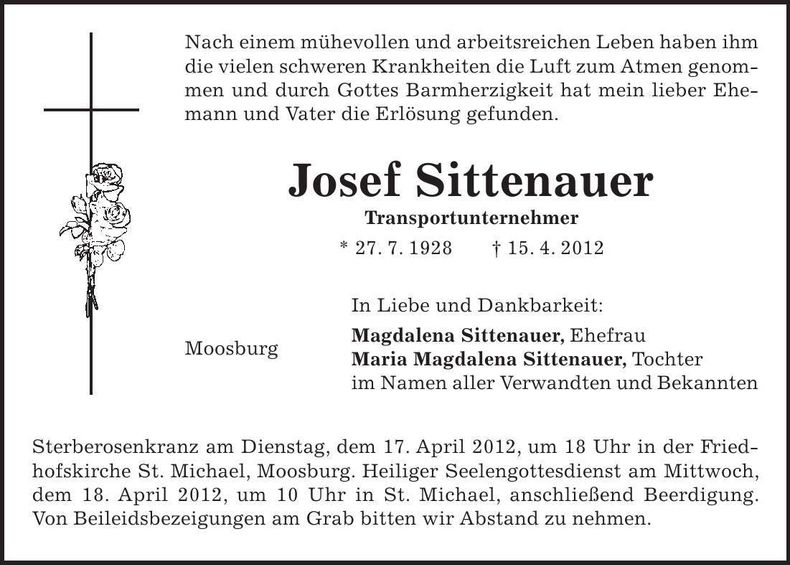 Traueranzeige  