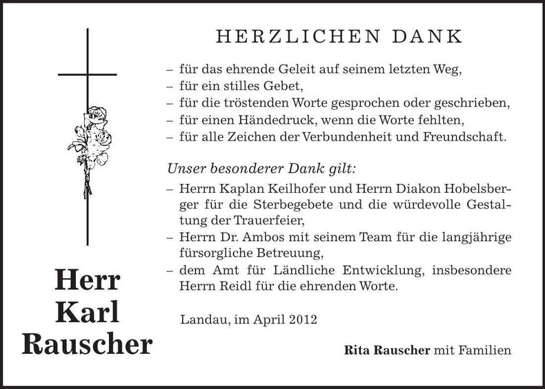 Traueranzeige  