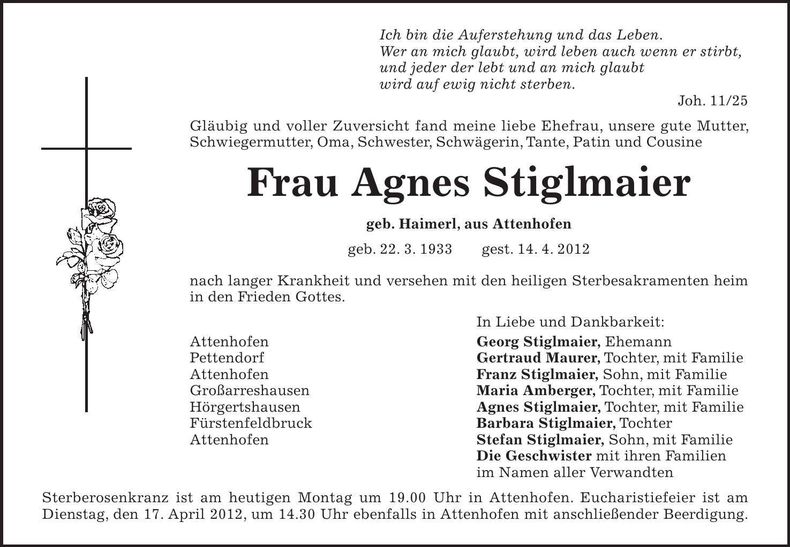 Traueranzeige  