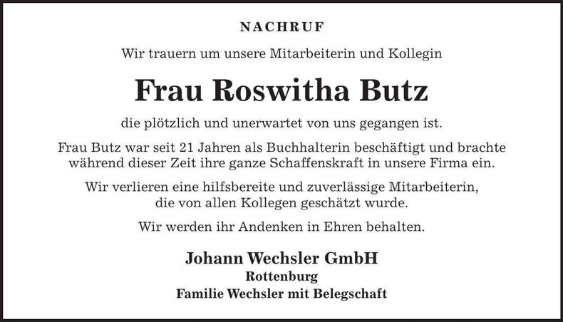 Traueranzeige  