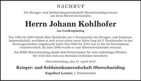 Traueranzeige  