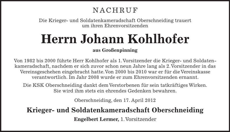 Traueranzeige  