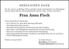 Traueranzeige  