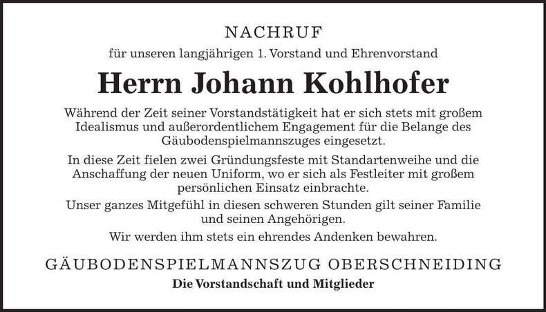 Traueranzeige  