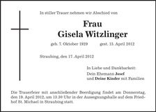 Traueranzeige  