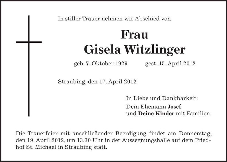 Traueranzeige  