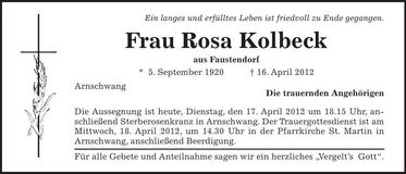 Traueranzeige  