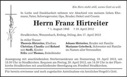Traueranzeige  
