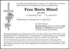Traueranzeige  