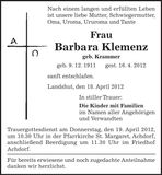 Traueranzeige  