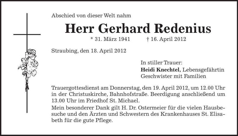 Traueranzeige  