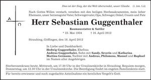 Traueranzeige  