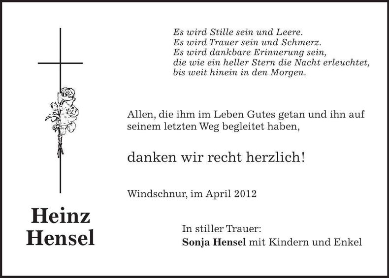 Traueranzeige  