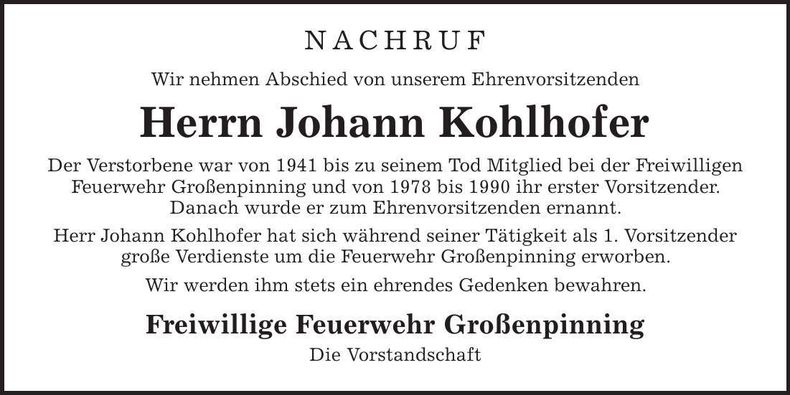 Traueranzeige  