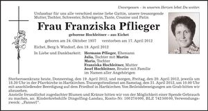 Traueranzeige  
