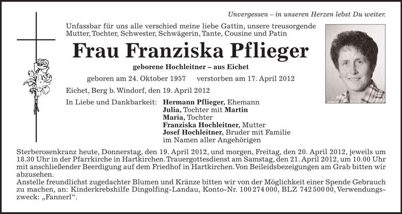 Traueranzeige  