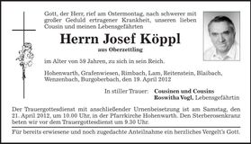 Traueranzeige  
