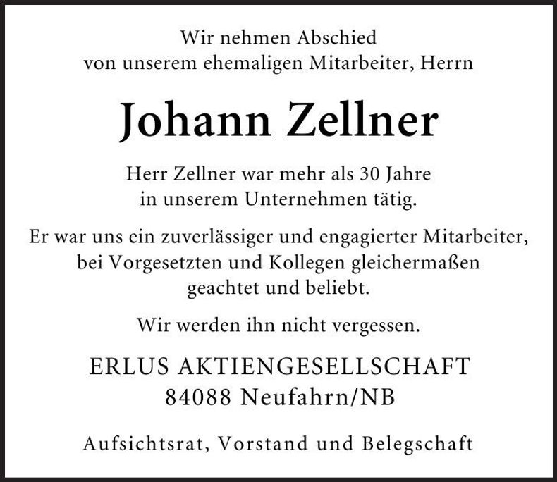 Traueranzeige  